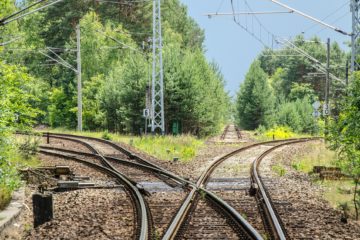 double-minded - two railroad tracks